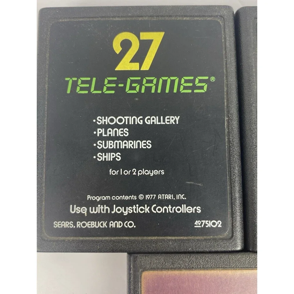 Atari 2600 Game Cartridge 5 Game Bundle